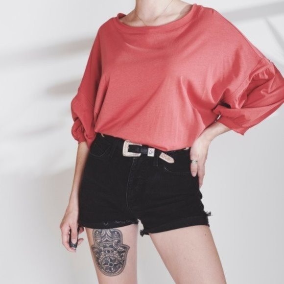 Nordstrom Tops - 3 for $25 Free the Roses Balloon Sleeve Top
